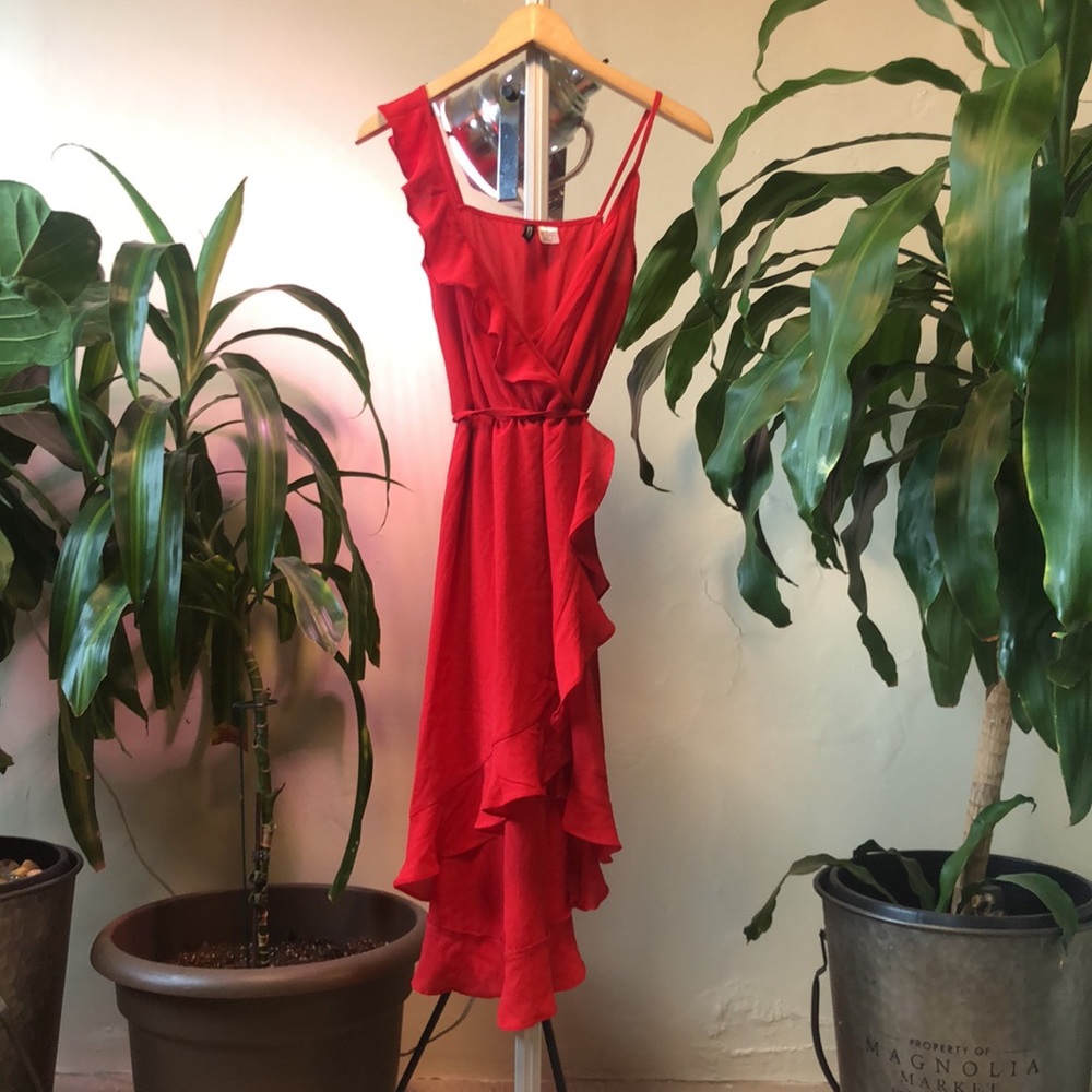 H&M red summer dress!
